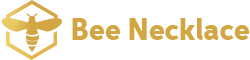 bee necklace logo